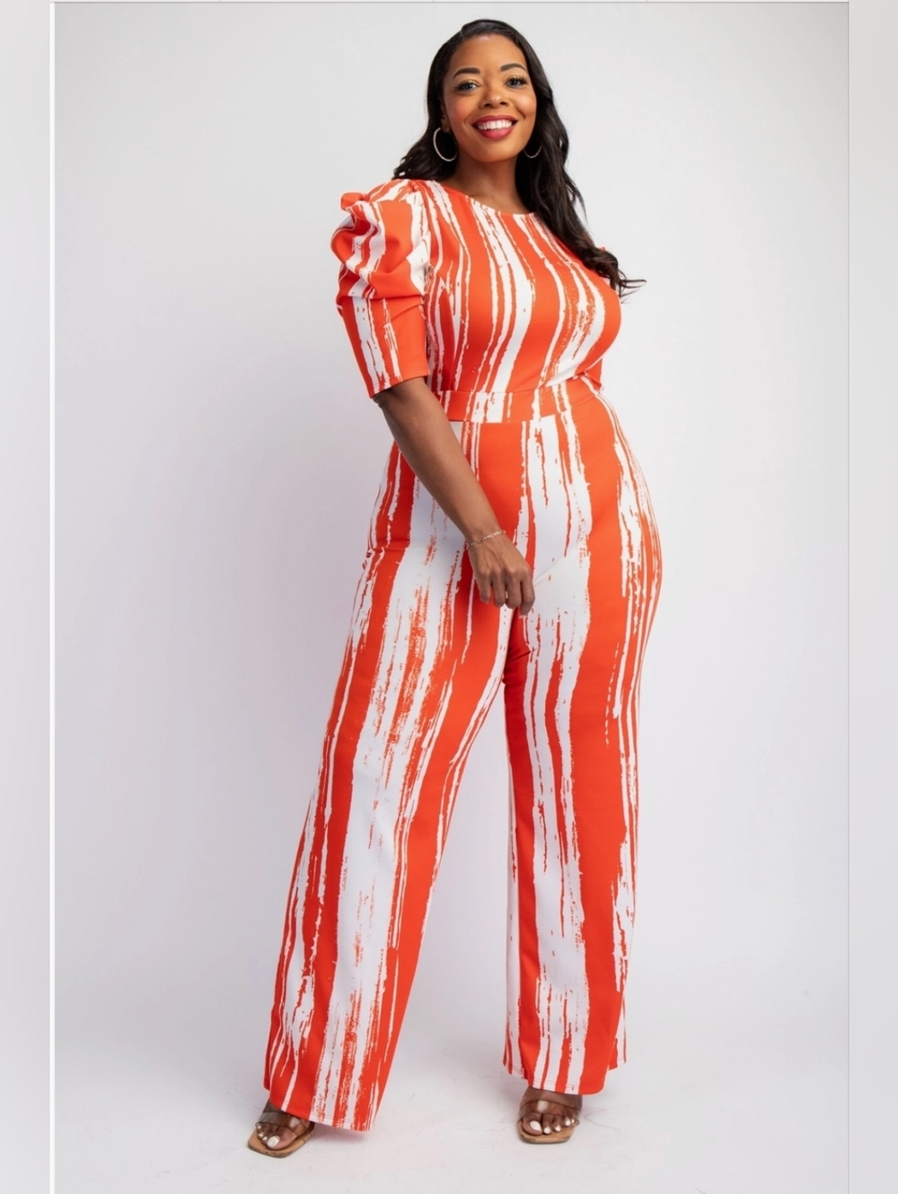 Orange Creamsicle Jumpsuit